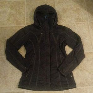 Waxed cotton cute stitch detailed jacket